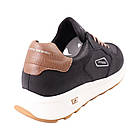 Кросівки чоловічі Konors чорні натуральна шкіра, 44, фото 4