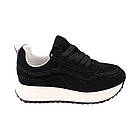 Кросівки чоловічі Sorte Lady чорні натуральна замша, 38, фото 3