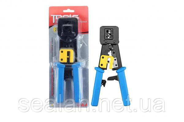 Інструмент MLT-11 для обтискання прохідних RJ-45 (8P8C) та RJ-12/11 (6P6C) Valcord