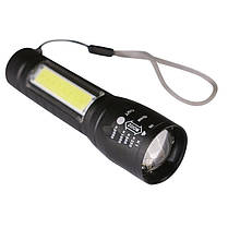 Ліхтар ручний пластиковий чорний L 9,5см, фото 2