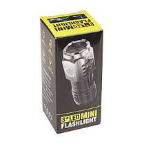 Ліхтар ручний пластиковий чорний L 7,9см, фото 3