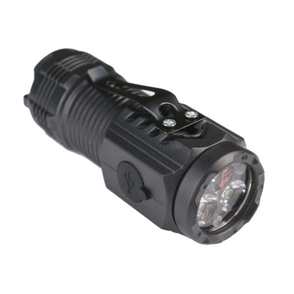 Ліхтар ручний пластиковий чорний L 7,9см