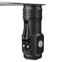 Ліхтар ручний пластиковий чорний L 7,9см, фото 4