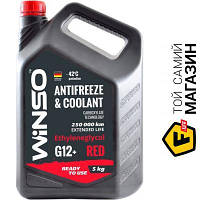 Winso ANTIFREEZE & COOLANT WINSO RED G12+ Антифриз готовий до використання 5kg (4шт/ящ) (880910)