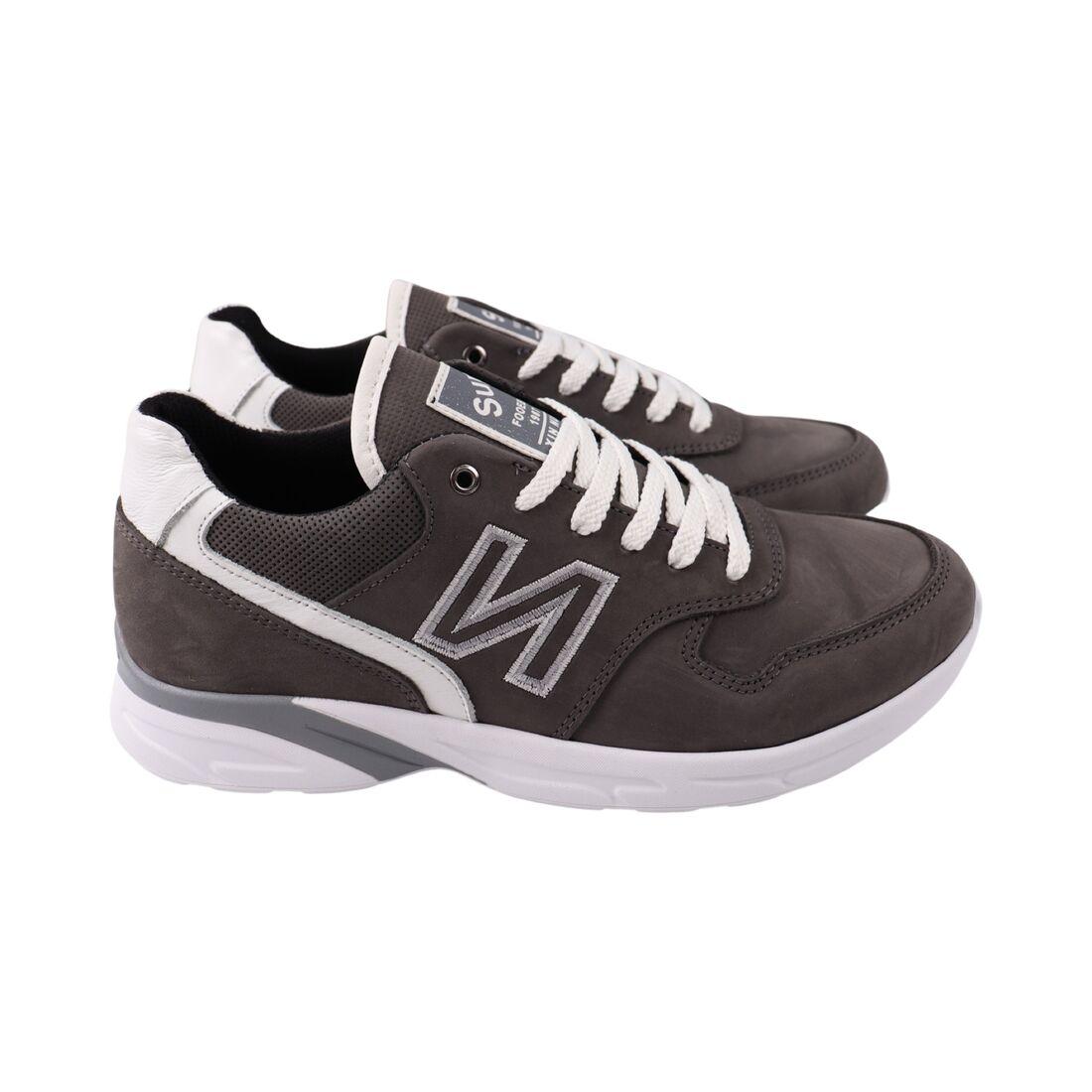 Кросівки чоловічі Konors сірі натуральний нубук, 44, фото 1