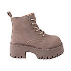 Черевики жіночі Gifanni капучіно натуральна замша, 40, фото 3