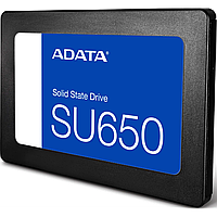 SSD Диск ADATA Ultimate SU650 120 GB 2.5" 7 mm SATAIII (ASU650SS-120GT-R) Характеристика Чорний
