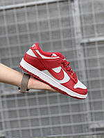 Мужские кроссовки Nike SB Dunk red&white