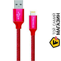 Кабель Colorway USB to Lightning 1м, Red (CW-CBUL004-RD)