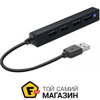 USB-хаб Speedlink Snappy Slim USB Hub 4-Port, black (SL-140000-BK)