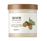 Диски для обличчя з пептидами й екстрактом жолудя SKINFOOD Acorn Pore Peptide Pad 60 шт