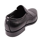 Туфлі чоловічі Cosottinni чорні натуральна шкіра, 45, фото 4