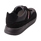 Кросівки чоловічі Brave чорні натуральна шкіра, 44, фото 4