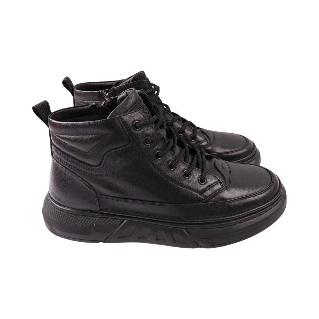 Черевики чоловічі Berisstini чорні натуральна шкіра, 44, фото 1