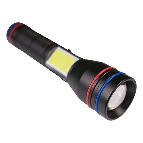 Ліхтар ручний в алюмінієвому корпусі чорний L 17,5см