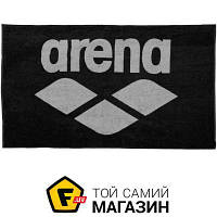 Полотенце Arena Pool Soft Towel black/grey (001993-550) спортивное