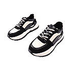 Кросівки жіночі Konors чорні натуральна шкіра, 39, фото 5