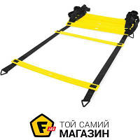 Liveup Agility Ladder 8м, yellow/black (LS3671-8)