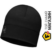 Шапка Buff LIGHTWEIGHT MERINO WOOL HAT solid black (BU 113013.999.10.00)