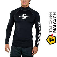 Рашгард Scubapro Man UPF 50 Rash Guard Long Sleeve S, черный (65031200)