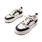 Кеди жіночі Farinni молочні натуральна шкіра, 40, фото 5