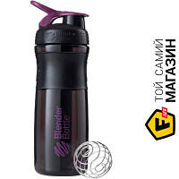 Шейкер Blenderbottle Шейкер SportMixer с шариком 820 мл Black/Plum (107721)