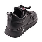 Кросівки чоловічі Vadrus чорні натуральна шкіра, 42, фото 4