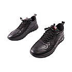 Кросівки чоловічі Vadrus чорні натуральна шкіра, 42, фото 5