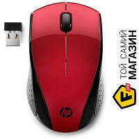 Мышь HP Мышка беспроводная HP 220 Sunset red (7KX10AA)