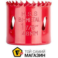 Коронка биметаллическая Intertool HSS 48мм (SD-5648)