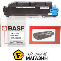 Тонер Basf Туба BASF аналог Kyocera Mita TK5280C 1T02TWCNL0 Cyan (BASF-KT-TK5280C)