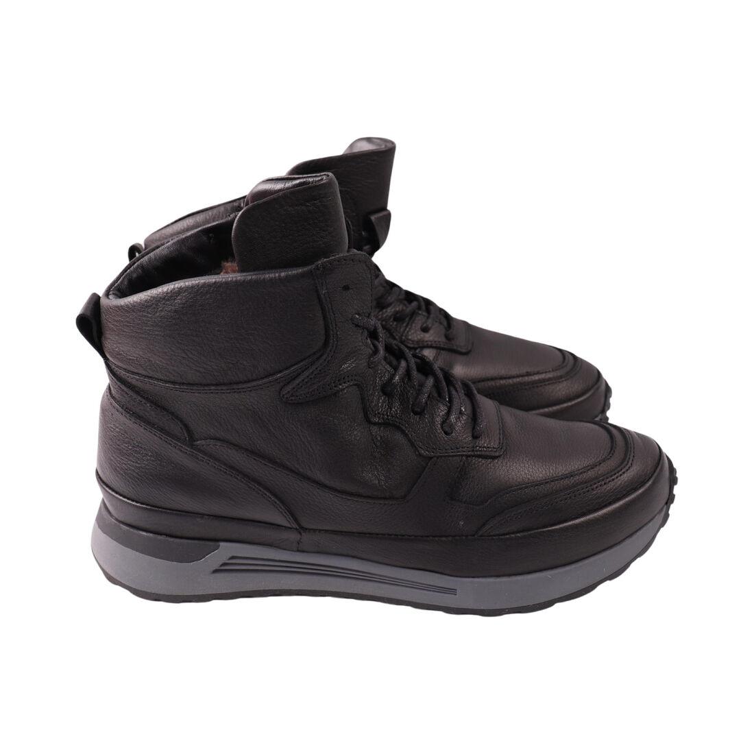 Черевики чоловічі Ridge чорні натуральна шкіра, 44, фото 1