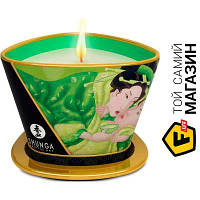 Свічка для еротичного масажу Shunga Massage Candle-Exotic Green Tea 170 мл (SO2515)