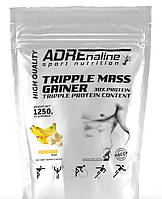 Гейнер ADRENALINE Gainer Mass 30% protein  1800 грамм Смак: Банан