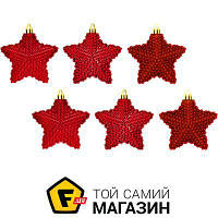 Christmas House Звезда красный, 6шт. (8718861623925)
