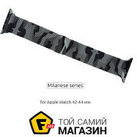 Ремінець Armorstandart Milanese Loop Band для Apple Watch All Series 38-40 мм, Military Light Grey (ARM52907)