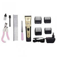 Набор для груминга SN-230 Pet Grooming Hair Clipper Kit триммер для животных машинка для стрижки собак и котов