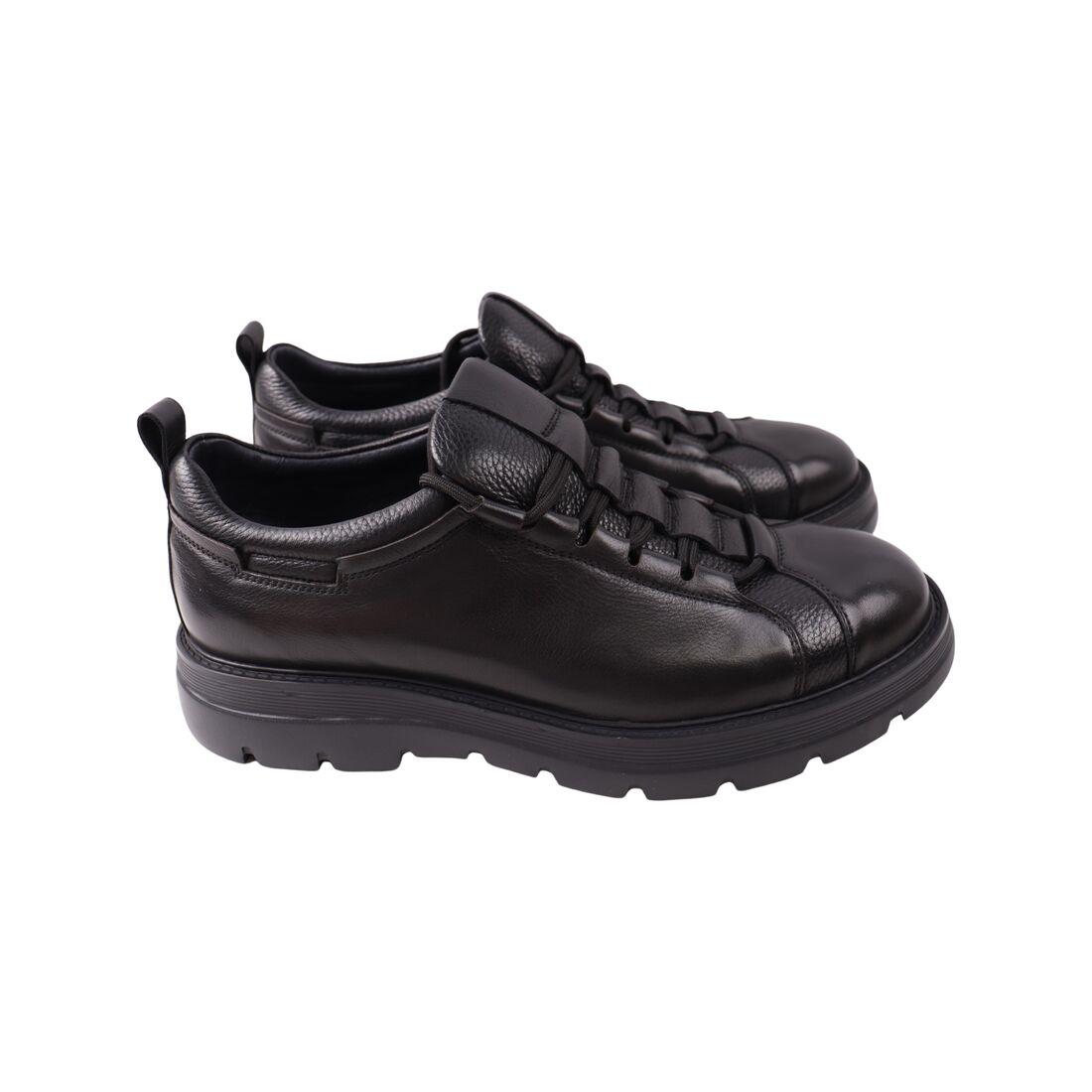 Кеди чоловічі Lido Marinozi чорні натуральна шкіра, 43, фото 1