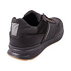 Кросівки чоловічі Konors чорні натуральна шкіра, 43, фото 4