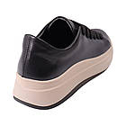 Кеди жіночі Kento чорні натуральна шкіра, 41, фото 4