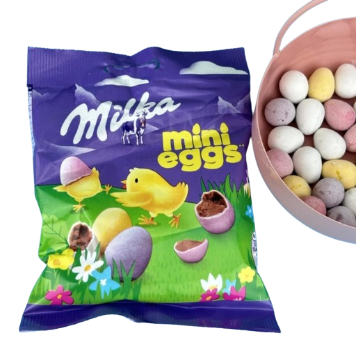 Великодні шоколадні міні-яйця Milka Mini Eggs, 31.6г
