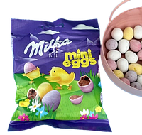 Пасхальные шоколадные мини-яйца Milka Mini Eggs, 31.6г