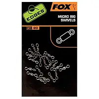 Быстросьемные вертлюги Fox Edges Micro Rig Swivels, 20шт