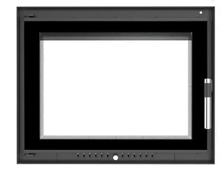 Дверцята для каміна Kratki Amelia Deco 750x616 мм