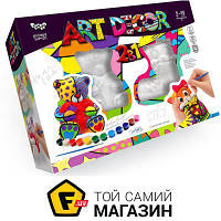 Danko Toys Набор для творчества "Art Decor 2 в 1: Мишка и Котик" (укр) (ARTD-02-01U)