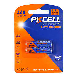 Батарейка лужна PKCELL 1.5V AAA/LR03, 2 штуки в блістері (PC/LR03-2B)