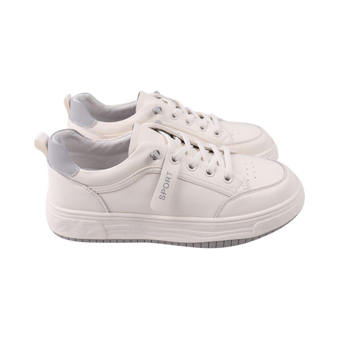 Кеди жіночі Sorte Lady молочні натуральна шкіра, 40, фото 1