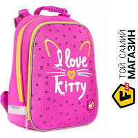 Рюкзак школьный YES H-12 I Love Kitty (558014)
