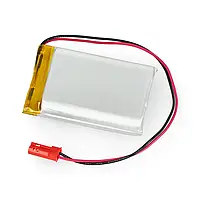 Аккумулятор Akyga 1850mAh 1S 3.7V Li-Pol - JST-BEC male + female - 51x34x10mm