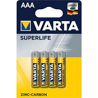 Батарейка Varta SUPERLIFE Zinc-Carbon R03 * 4 02003101414 i